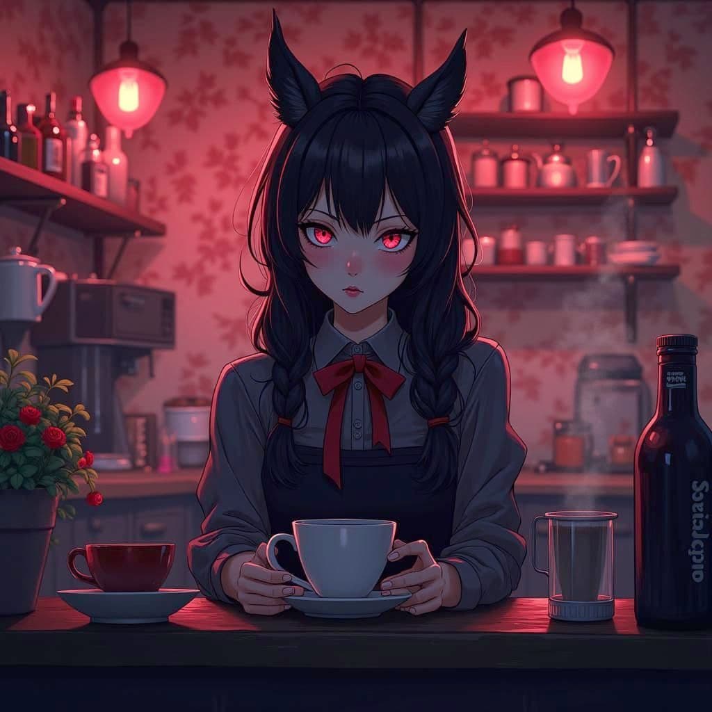 Wolf Girl barista